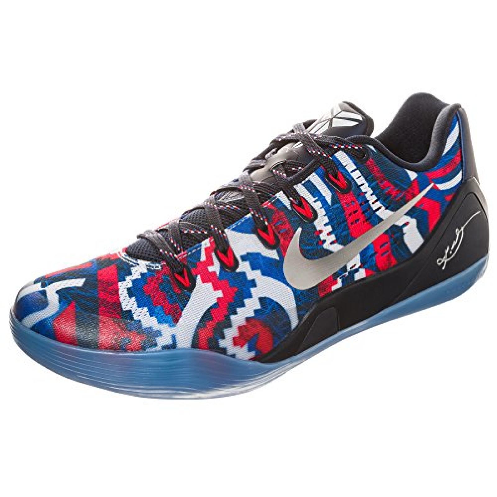 Nike Zoom Kobe 9 IX EM July 4th Independence Day Basketballschuhe Hallenschuhe Aktuelles Modell blau/rot/wei&szlig;/silber 