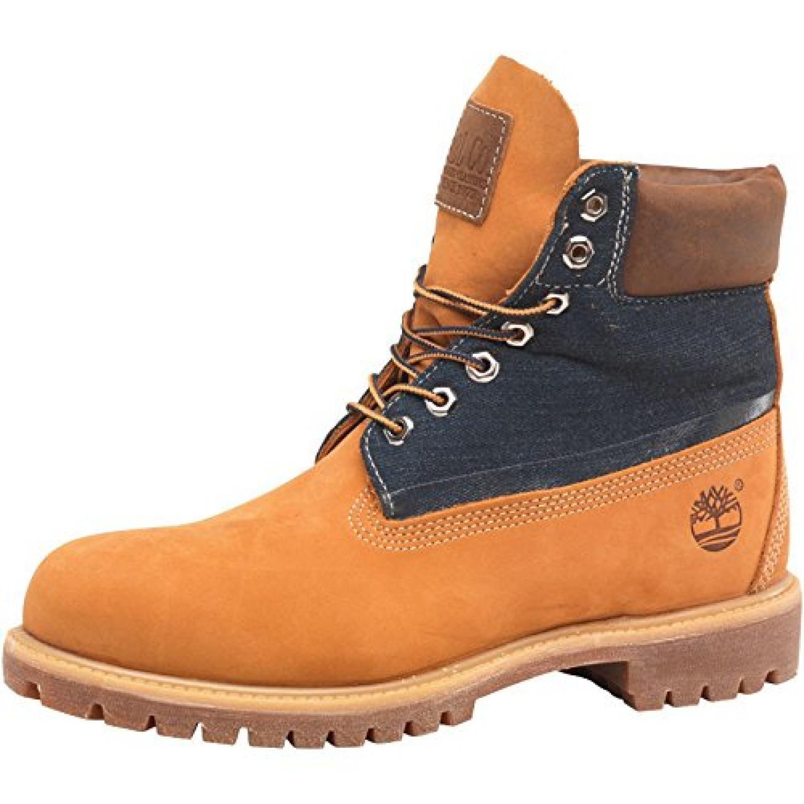 Herren Timberland Klassik Stiefel Hellbraun/Denim Jungs M&auml;nnchen 