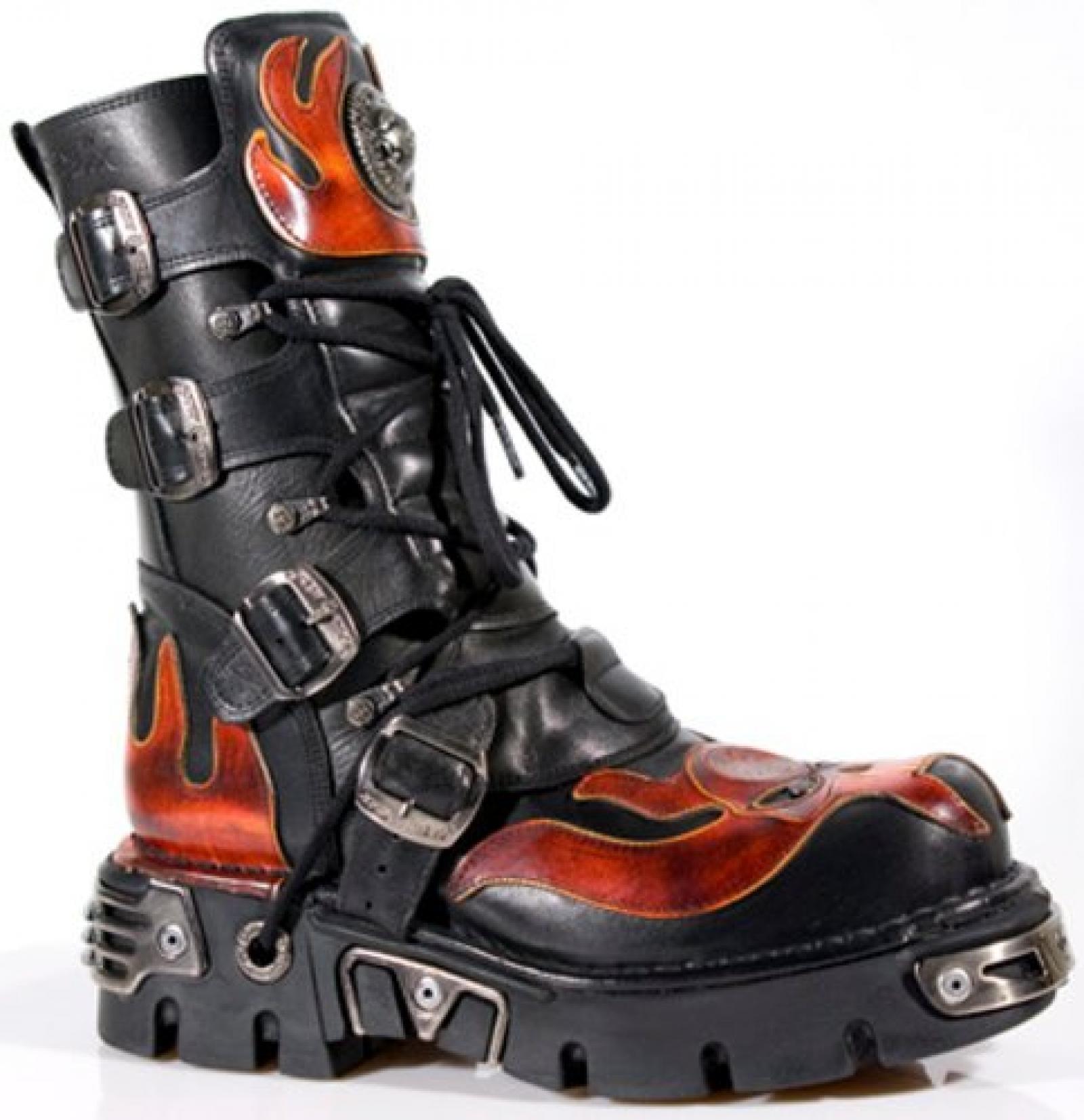 New Rock Boots Unisex Stiefel - Style 107 S1 rot 