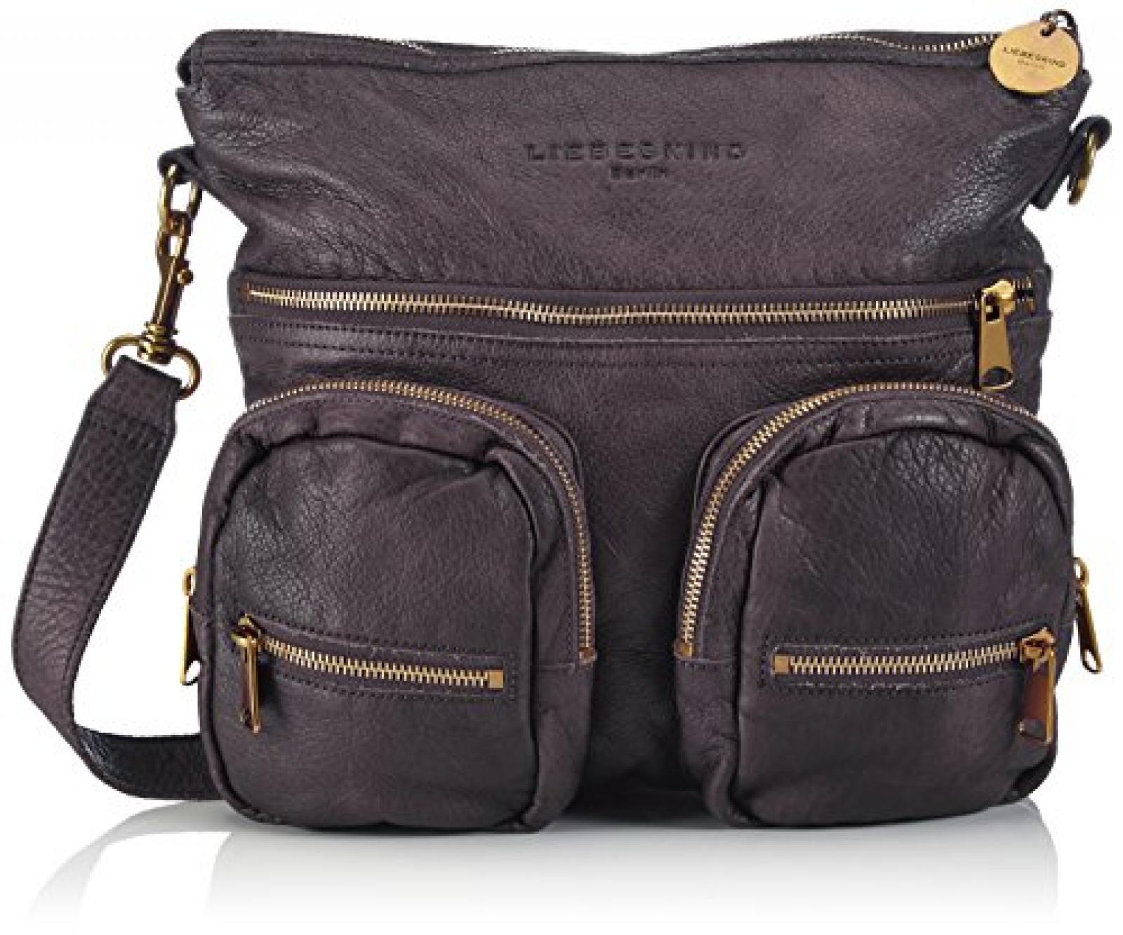 Liebeskind Berlin Anny Damen Umhängetaschen 31 x 32 x 4 cm (B x H x T), Schwarz (black) Liebeskind Berlin Anny Damen Umhängetaschen 31 x 32 x 4 cm (B x H x T), Schwarz (black)