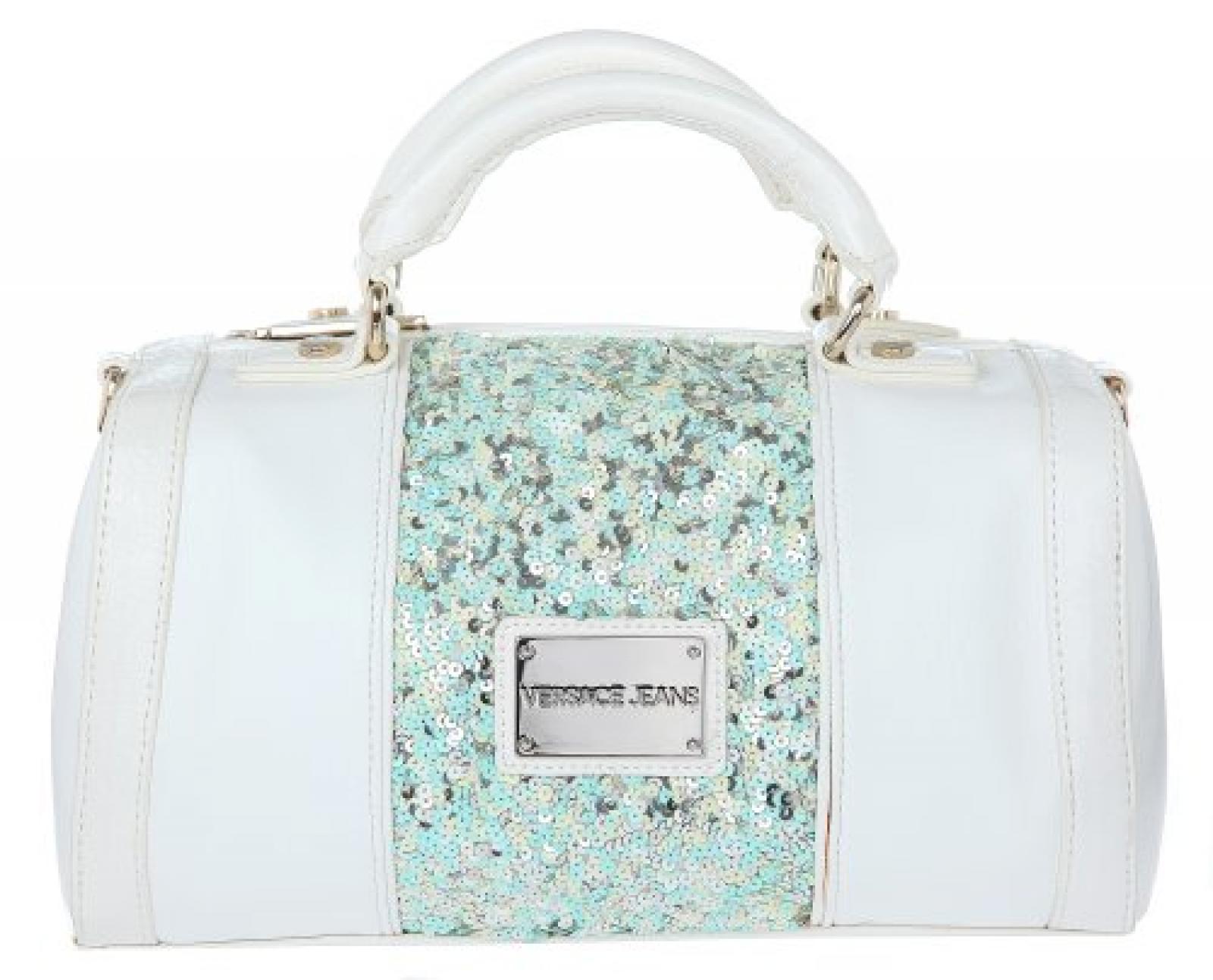 Versace Jeans Damen Handtasche Bowling bag Wei&aacute; E1VFBBK1 