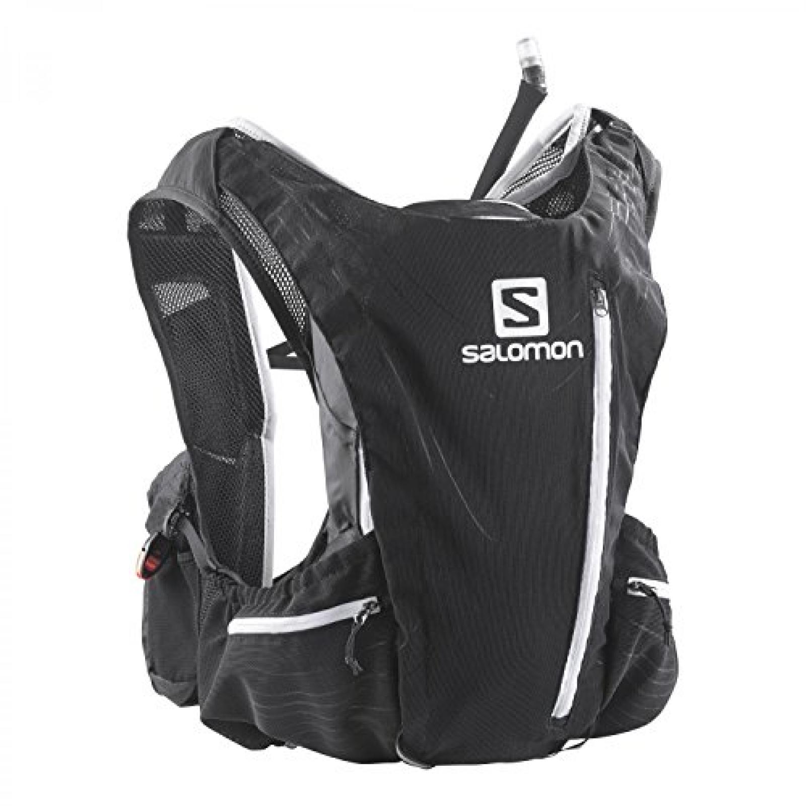 Salomon Advanced Skin 12 Trink-Rucksack-Aluminium Black 