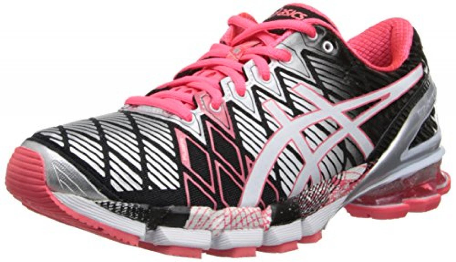 Asics - Frauen-Gel-Kinsei 5 Schuhe, EUR: 41.5, Black/Snow/Diva Pink 