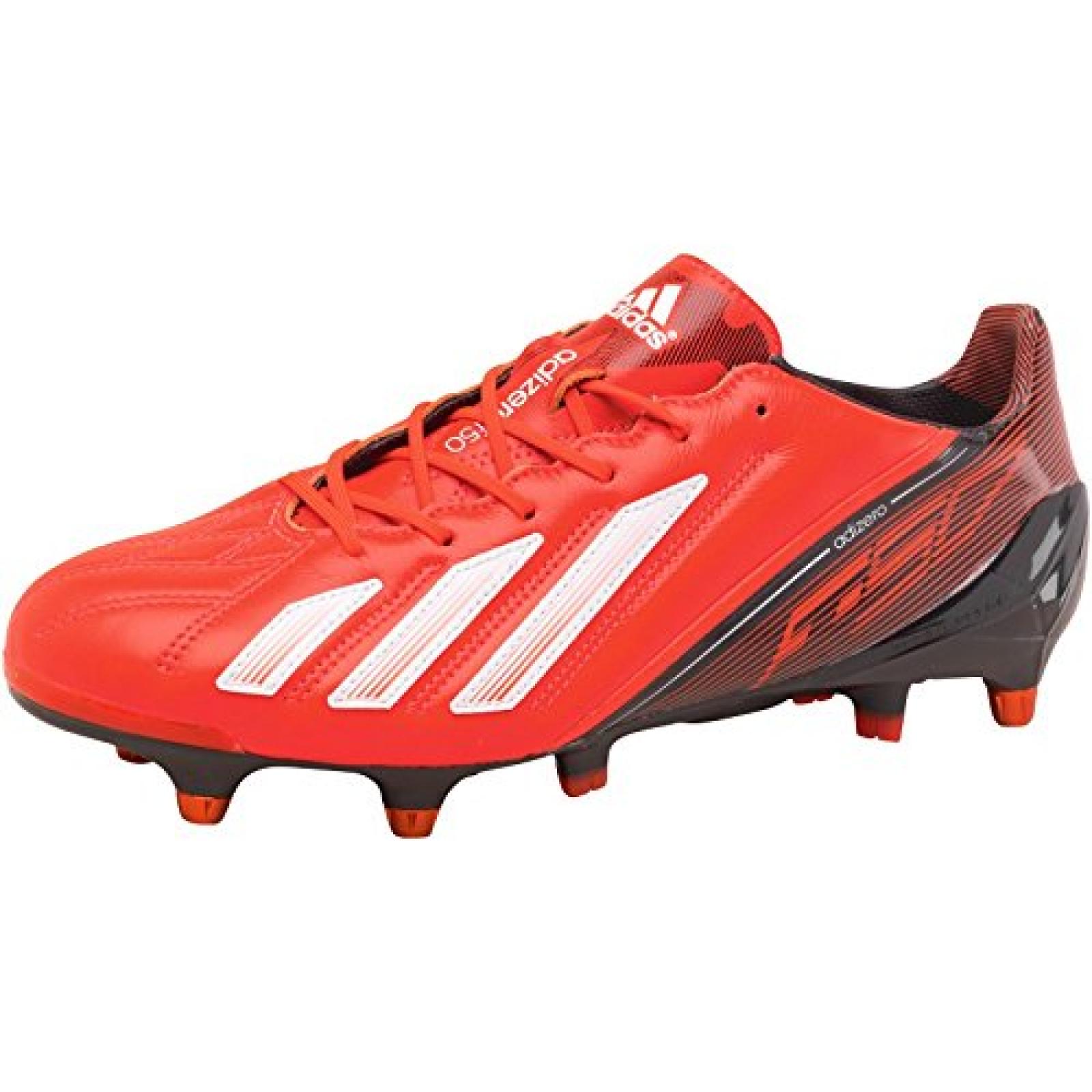 Herren adidas Herren F50 Adizero XTRX SG LEA Fu&szlig;ballschuhe Rot/Wei&szlig; 