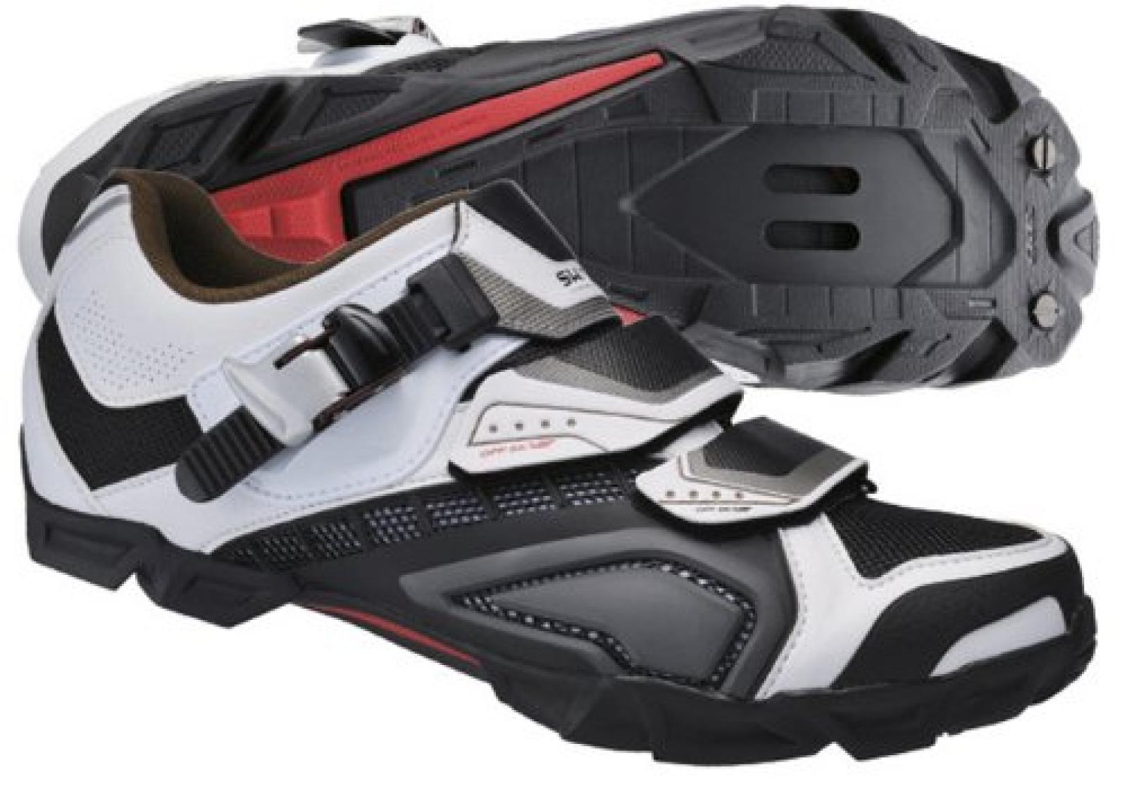 Shimano MTB Schuhe SH-M162 Schuhe men wei&szlig;/schwarz 