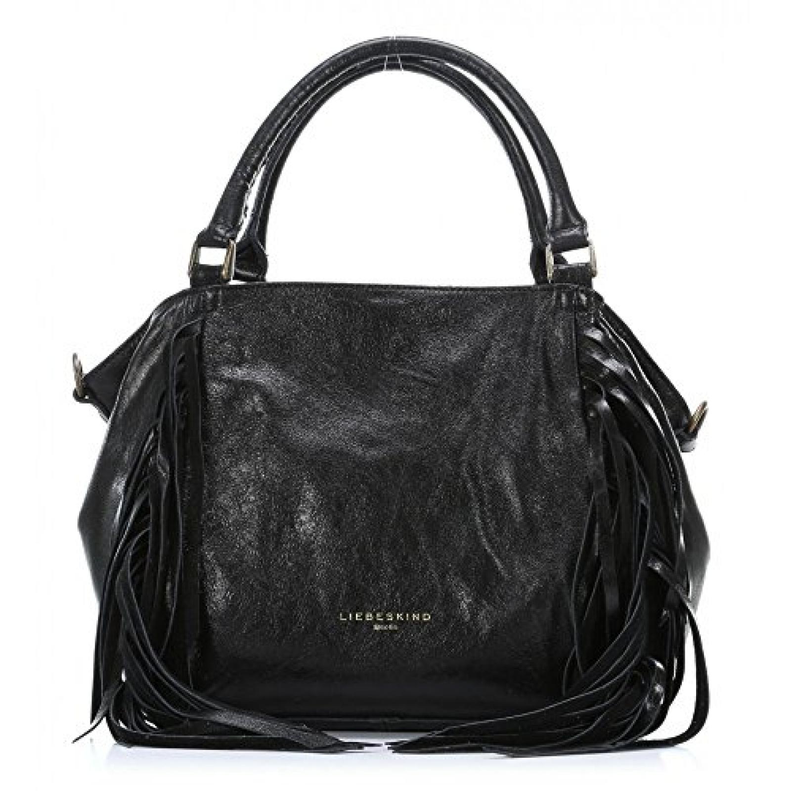 Liebeskind Berlin Amanda fringe metallic suede Damen Henkeltasche, 42 x 30 x 19 cm (B x H x T) Liebeskind Berlin Amanda fringe metallic suede Damen Henkeltasche, 42 x 30 x 19 cm (B x H x T)